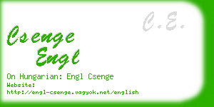csenge engl business card